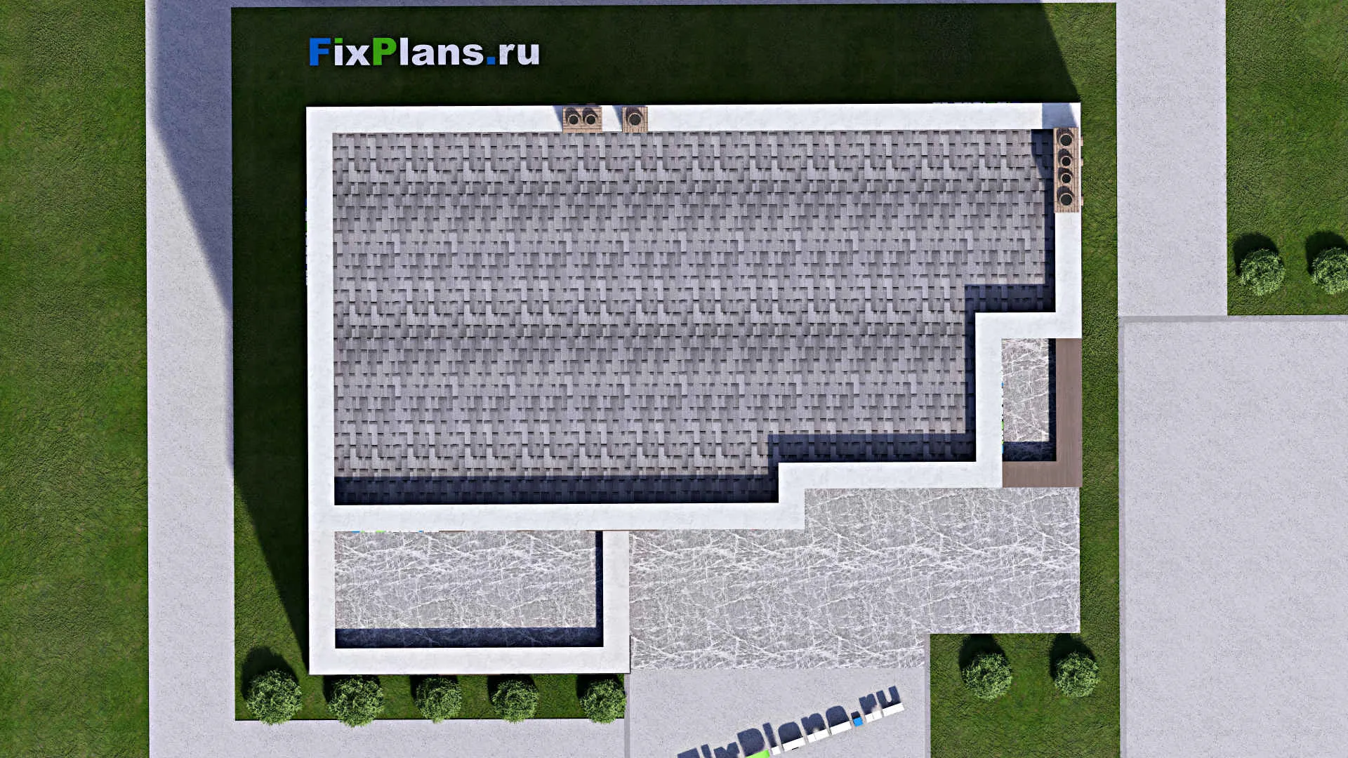 F-14435 - Проект двухэтажного дома 10 на 14, площадью 190 м² с террасой, балконом и 4 спальнями