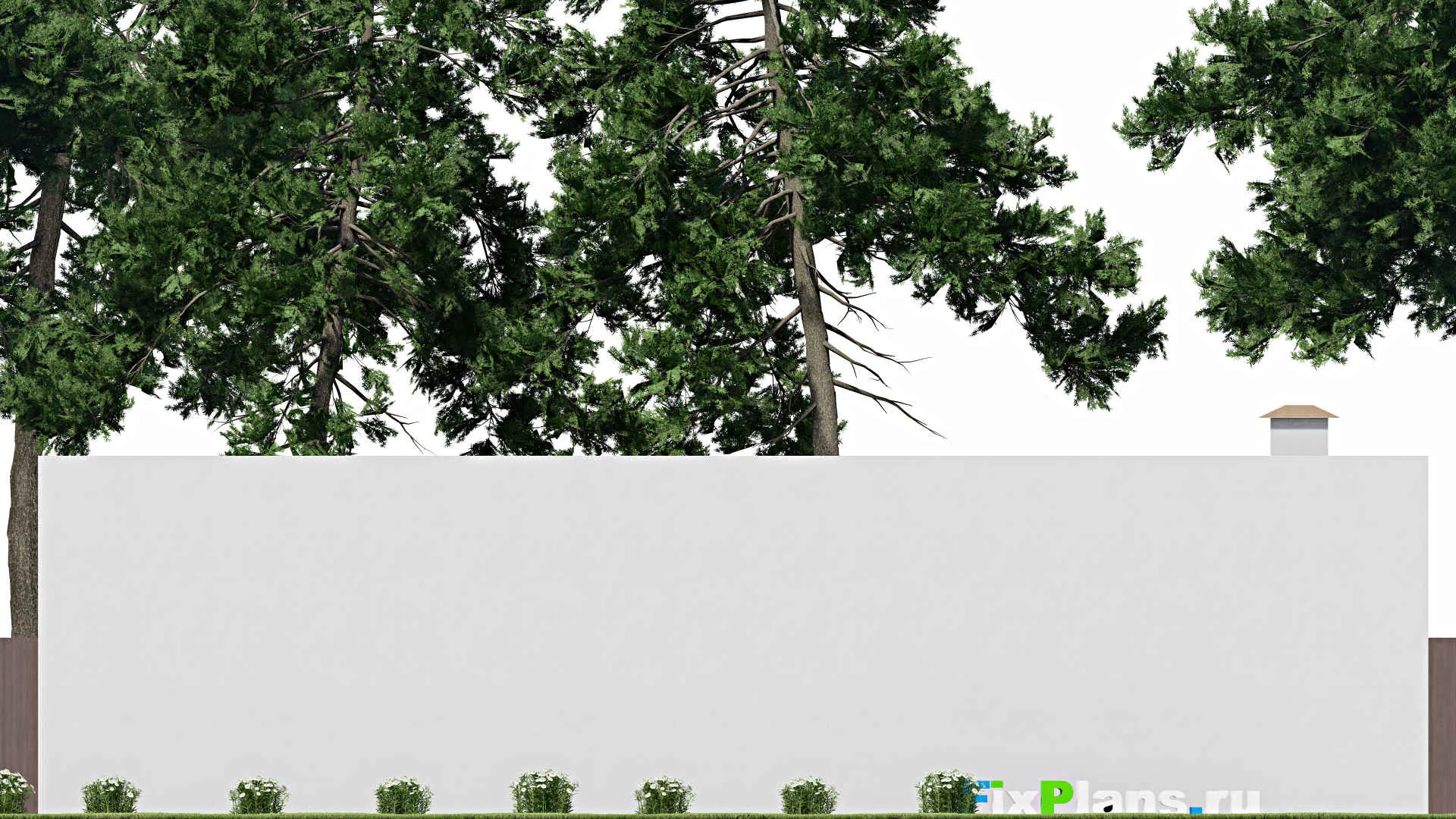 F-7244 - Проект бани 10 на 20, площадью 140 м² с бассейном и санузлом